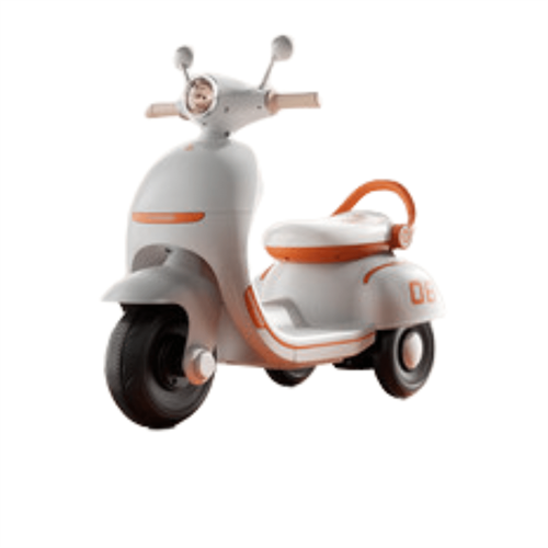 Kids' Ride-On Electric Scooter Retro Style