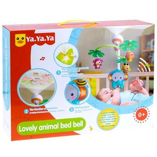 Lovely Animal Bed Bell (Cot Toy) with mosquito control, projection and flashing lights