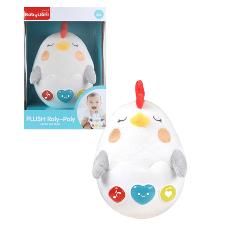 Plush Musical Roly-Poly Toy 6m