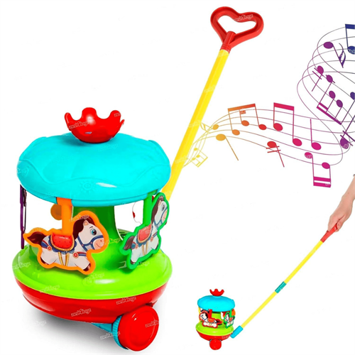 Pull Along with Sound Walking Free Wheel Toy