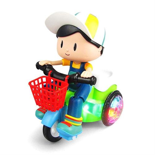 Stunt Tricycle Bump and Go Toy