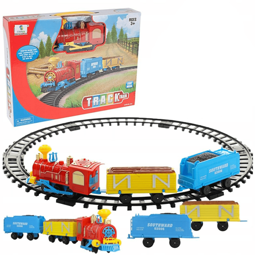 Thomas-Style Track Train Set with Lights 0026 Sound