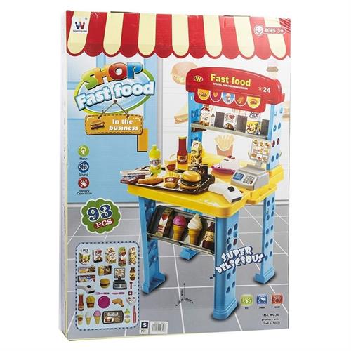 Fast Food Shop Play Set (W036)