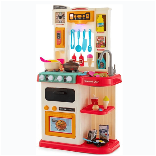 Kids Kitchen Playset with 65 Pieces Accessories (3+)