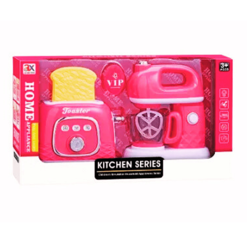 Kids Kitchen Set Series: Toaster 0026 Mixer - Pretend Play Toy (3+ Years)