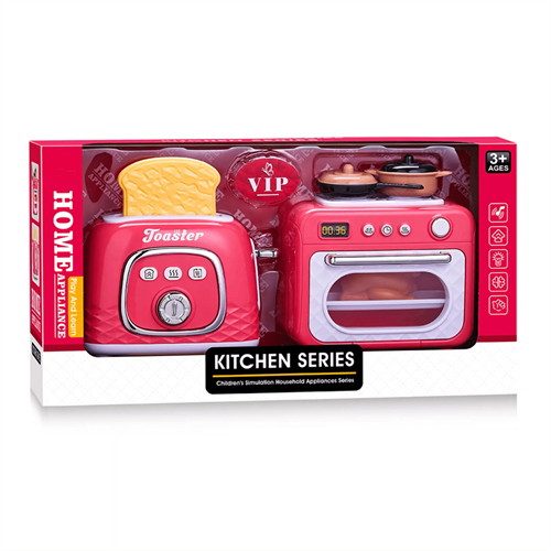 Kids Kitchen Set Series: Toaster 0026 Oven - Pretend Play Toy (3+ Years)