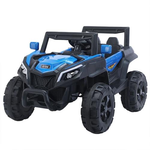 Kids Ride on Jeep with 12V Rechargeable Battery, Music, Lights and Remote Control (6188)