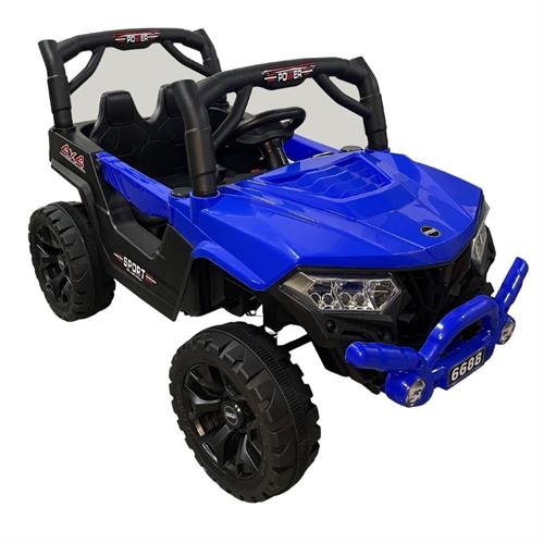 Kids Ride on Jeep with 12V Rechargeable Battery, Music, Lights and Remote Control (6688)