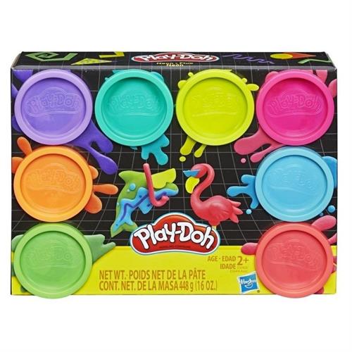 Play-Doh Rainbow 8 Tub Neon Set (E5063)