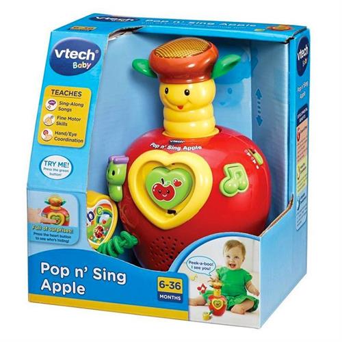 VTech Pop and Sing Apple Toy