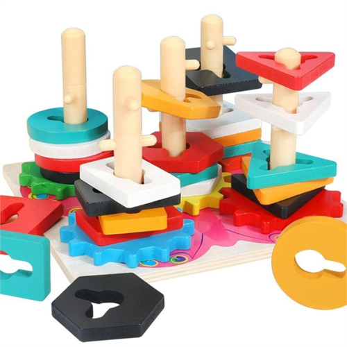 Wooden Butterfly Shape Sorter Design 3+