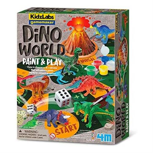 4M KidzLabs Dino World Paint 0026 Play