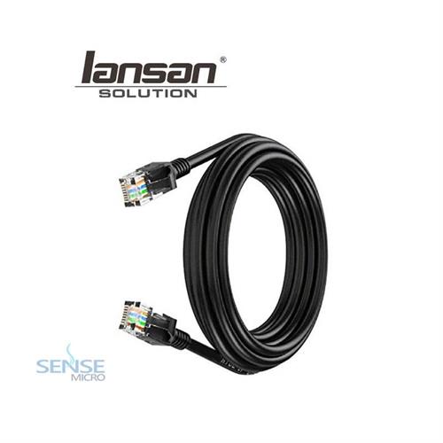 UTP CABLE - LANSAN CAT5 5M BLACK (LC5E-05FBK)