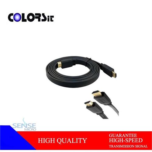 HDMI CABLE - COLORSIT 5M FLAT