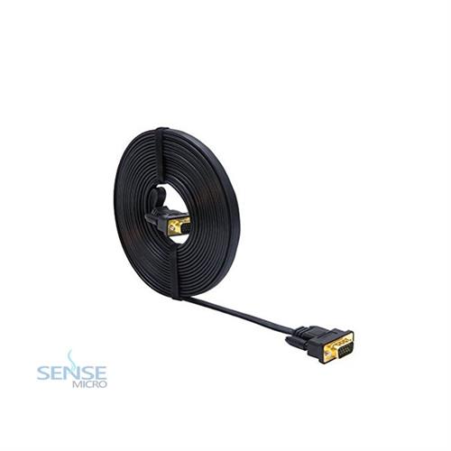 VGA CABLE 5M MALE TO MALE FLAT