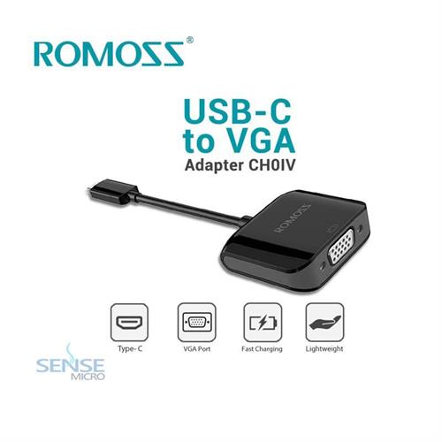CONVERTER - ROMOSS CH01V USB-C TO VGA