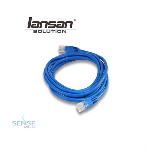 PATCH CODE CABLE - LANSAN CAT5E 3M BLUE (LC5E-03FBL)