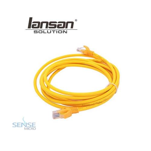 PATCH CODE CABLE - LANSAN CAT6 5M YELLOW(LC6-05FYL)