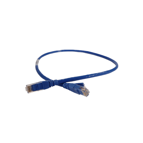 ORANGE CAT6 0.5M PATCH CABLE-BLUE(U60005-BL)