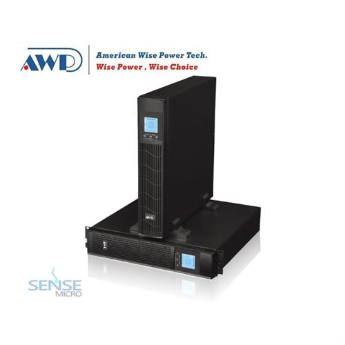 ONLINE UPS - AWP APO1000RT 1KVA RACK MOUNTABLE (2y)-battery 1y