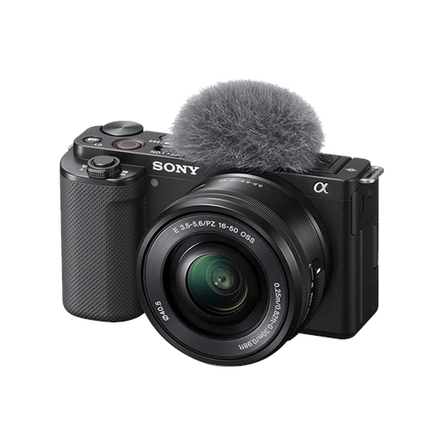 SONY ZV-E10 MIRRORLESS CAMERA WITH 16-50MM LENS(1y)