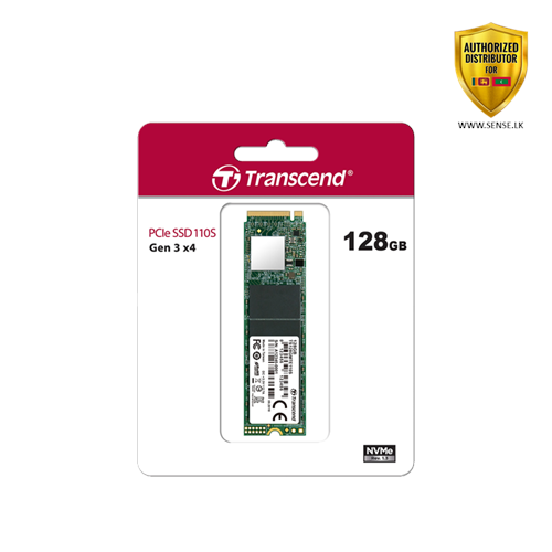 M.2 SSD - TRANSCEND 128GB NVMe (TS128GMTE110S)-(3y)