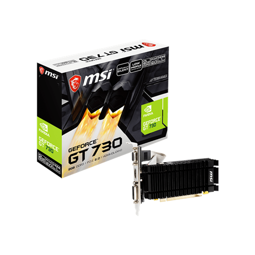 MSI GT730 2GB OC GRAPHIC CARD N730K 2GD3H/LPV (3Y)