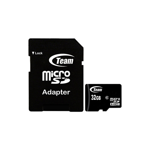 TEAM MICRO SDHC 32GB CLS10 WITH ADAPTOR(3y)