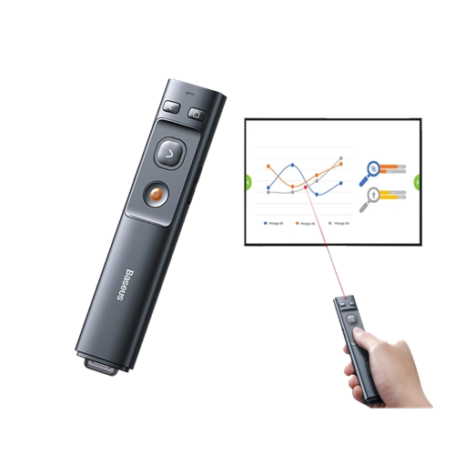 BASEUS ORANGE DOT WIRELESS PRESENTER(WKCD000013)-(6m)