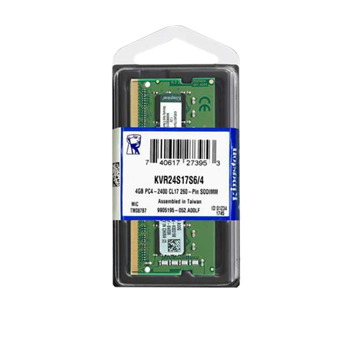 DDR4 MEMORY - KINGSTON 4GB NOTEBOOK 2400