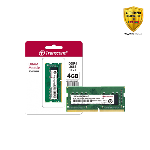 TRANSCEND 4GB DDR4 2666MHZ NOTEBOOK(JM2666HSH-4G)-(5y)