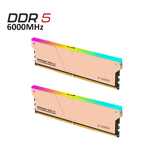 V-COLOR GOLDEN ARMIS DDR5 32GB 6000MHZ RGB DESKTOP(3y)