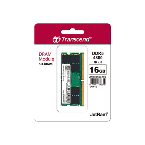 TRANSCEND 16GB DDR5 4800MHZ NOTEBOOK(JM4800ASE-16G)-(3y)