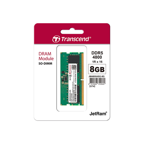 TRANSCEND 8GB DDR5 4800MHZ NOTEBOOK RAM-(3y)
