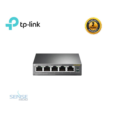 SWITCH - TP-LINK TL-SF1005P 5-Port 10/100MBPS 4-Port PoE