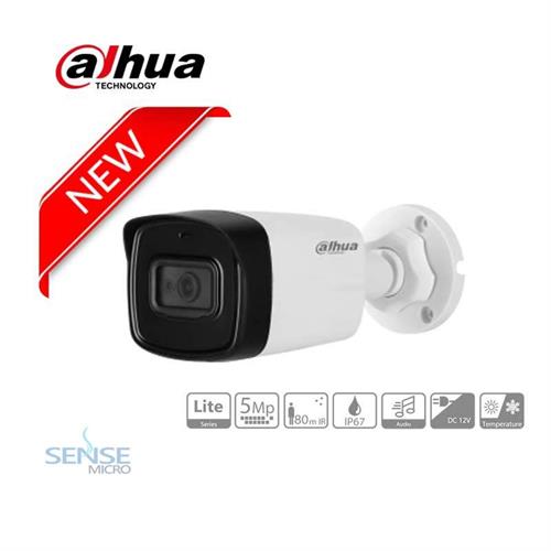 CCTV CAMERA - DAHUA DH-HAC-HFW1500TLP-A-0280B 5MP HDCVI IR BULLET