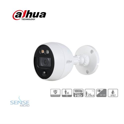 CCTV CAMERA - DAHUA DH-HAC-ME1200BP-LED 2MP HDCVI ACTIVE DETERRENCE