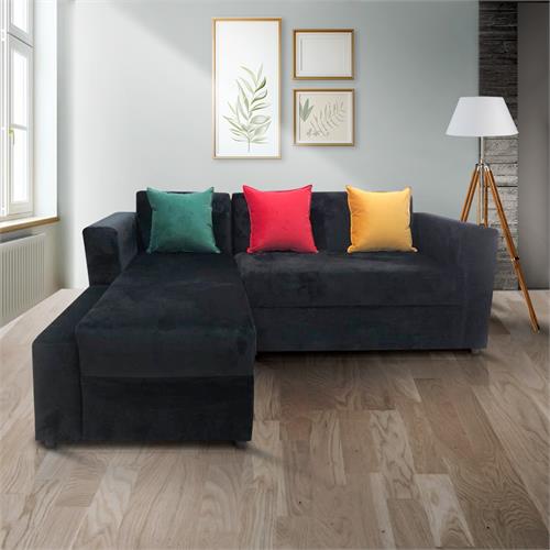 Sydney L Shape Sofa (Black) - WFL-SYDNEY-BL-S