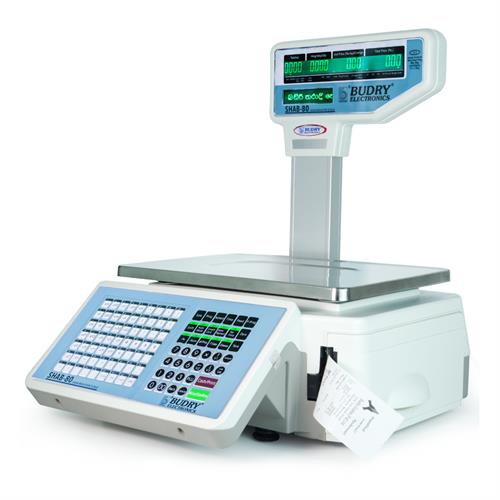 Budry Electronic Scale SHAB-80 - 15kg, With Bill Printing