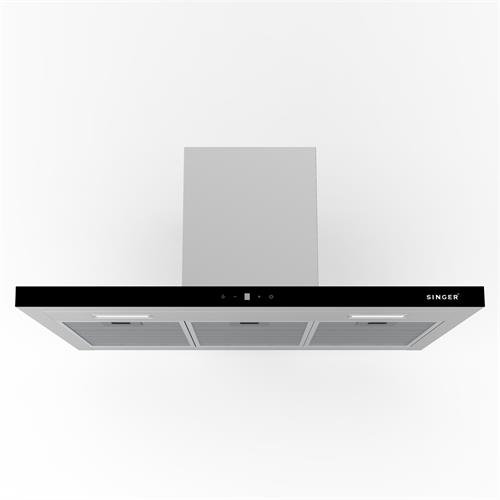 Singer Cooker Hood SMP90M21SS - 90 cm Stainless Steel T Type