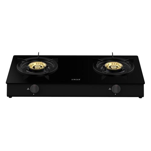 Singer Glass Top 2 Burner Gas cooker - STT-T211G