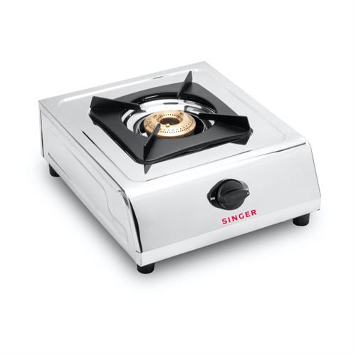 Singer Single Burner Stainless Steel Gas Cooker STT-1BSS