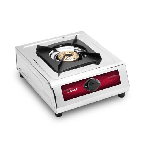 Singer Single Burner Stainless Steel Gas Cooker STT-1BSS