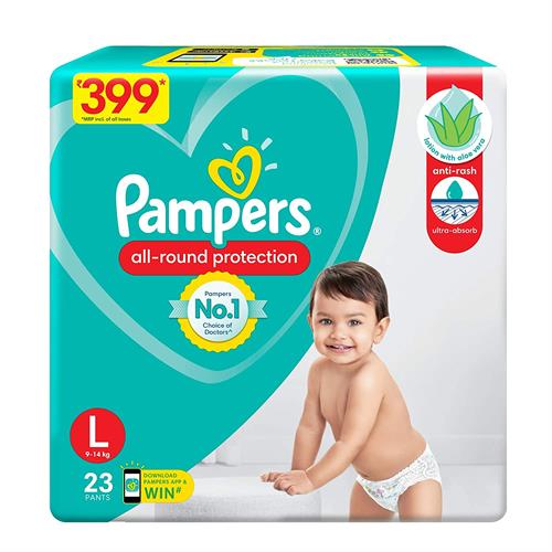 Pampers Pants Large 23 Pants (9-14 KG) - FMCG-PPL23