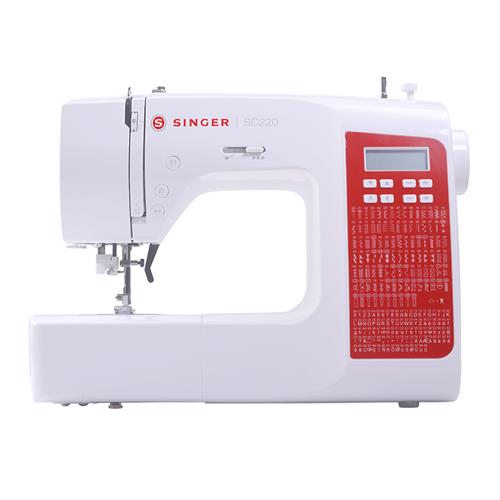 Singer Sewing Machine Portable, 200 Built In Stiches (SC220)