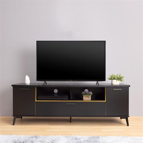 Denver TV Stand - Black (LFI-DENVER-TVS-BL-S)