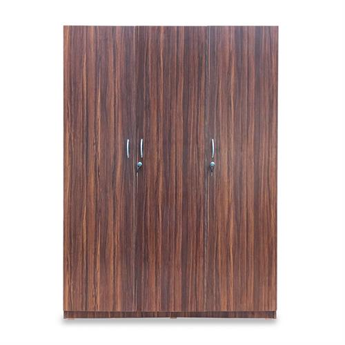 Budget 3 Door Wardrobe - Walnut (LF-BUDGET-3WD-WN-S)