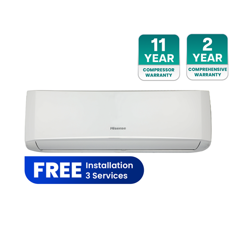 HISENSE 9000 BTU INVERTER R32 SPLIT AIR CONDITIONER