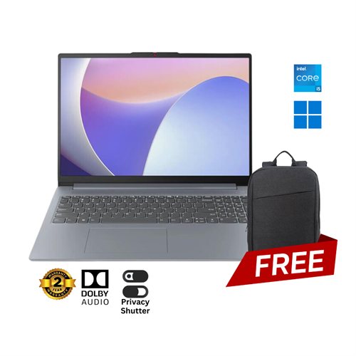 LENOVO IDEAPAD SLIM 3 CORE I5-13TH GEN LAPTOP (16G RAM/ 512GB/ WIN 11 / 2Y WARRANTY/BACKPACK)