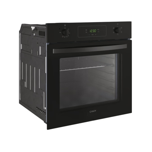CANDY 60 CM ELECTRIC BUILT IN OVEN 70L BLACK, MECHANIC AND ELECTRIC DISPLAY